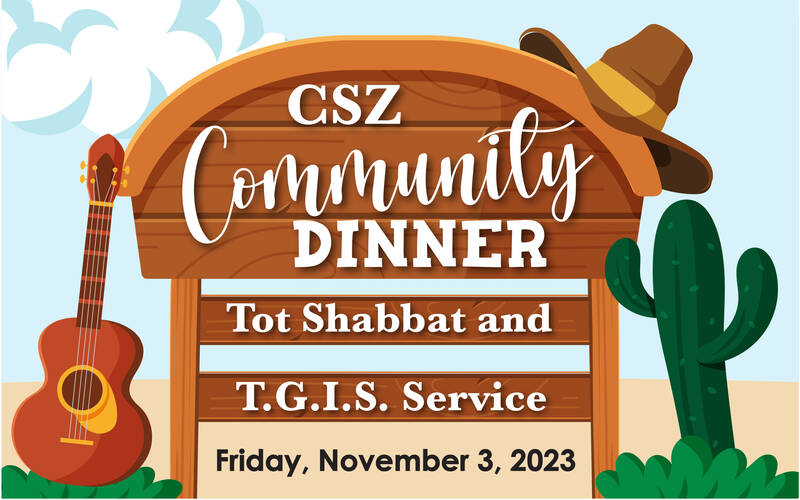 Banner Image for CSZ Community Shabbat Dinner
